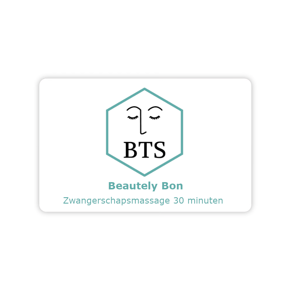 Cadeaubon voor beautely zwangerschapsmassage